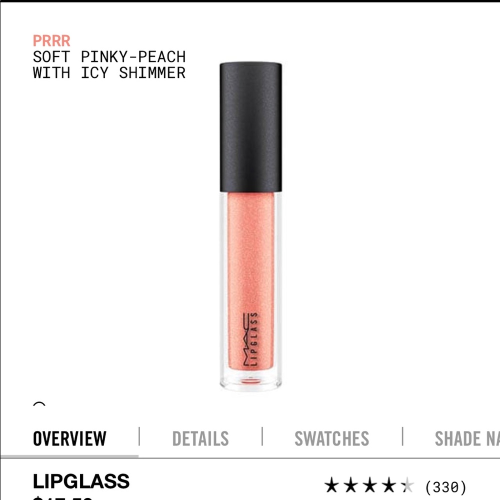 MAC Cosmetics Lip Glass in PRRR